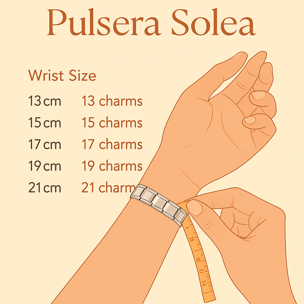 Guia de tallas Pulsera Solea