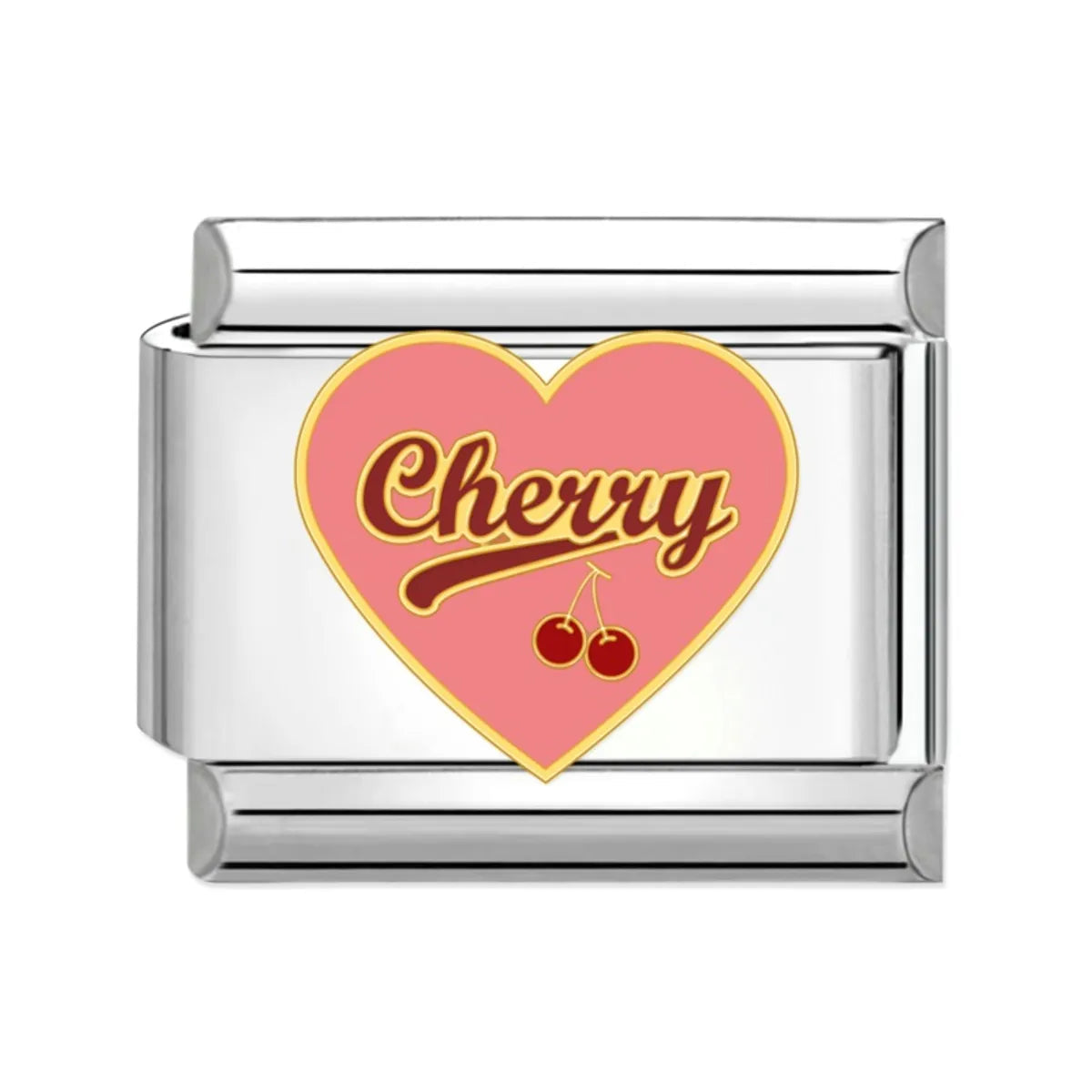 Charm Corazon-Cherry